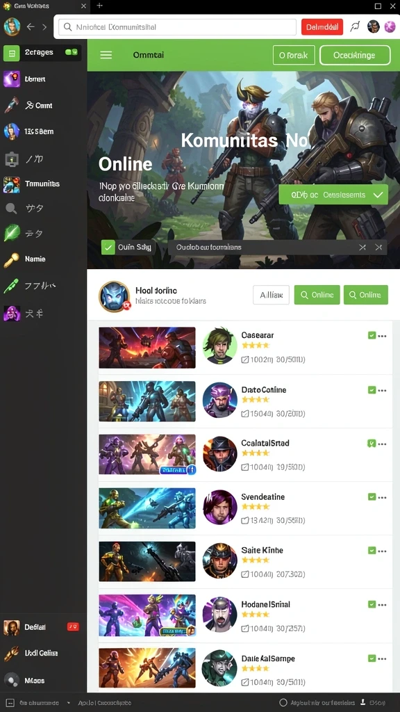 hokiraja - Tampilan antarmuka yang user-friendly.