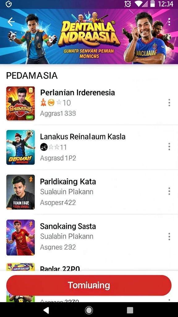 siap108 - Screenshot 1: Menampilkan antarmuka awal SIAP108 yang menarik.