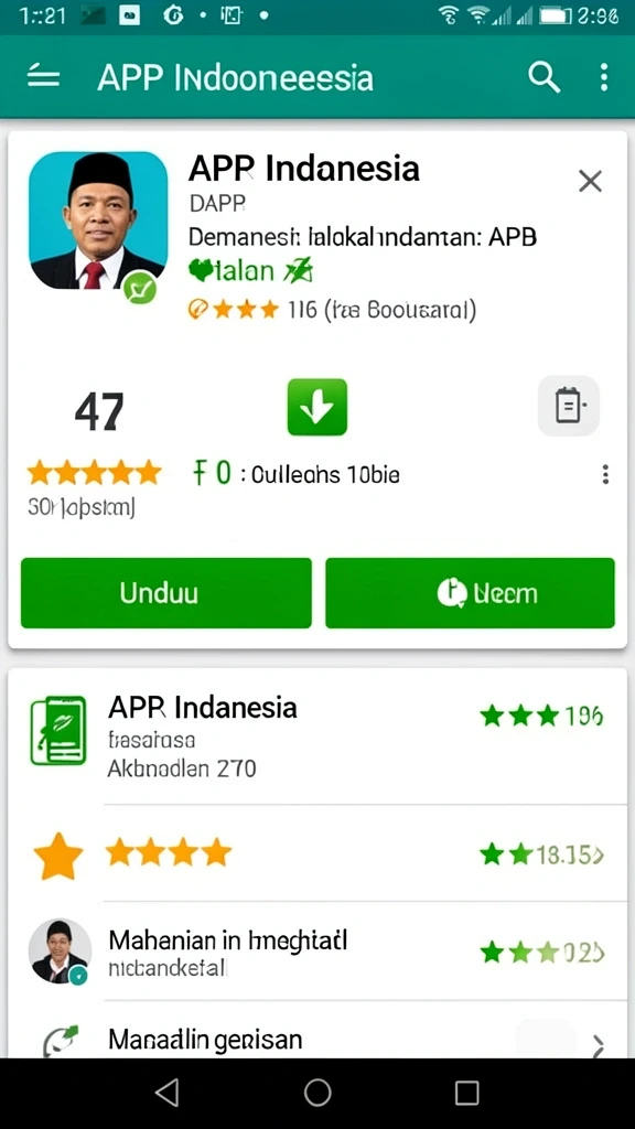 v21 - Tampilan antarmuka yang user-friendly.